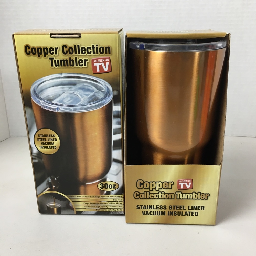 Copper/Stainless Vacuum Sealed Hot cold 30 oz Cup